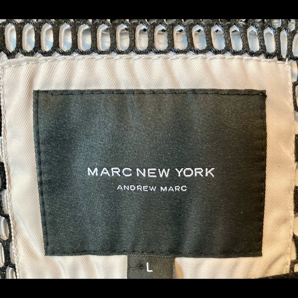 Marc New York Andrew Marc khaki trench jacket size large - Picture 4 of 4